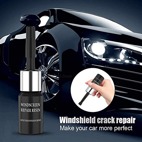 4 Pack Automotive Glass Nano Repair Fluid Kit, Car Windshield Repair Set, Glass Repair Set Crack Repairing Replenisher for Auto Glass Crack Crater and Scratch Fixing