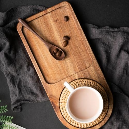 Service à thé avec plateau de service en bois pour la table - 8