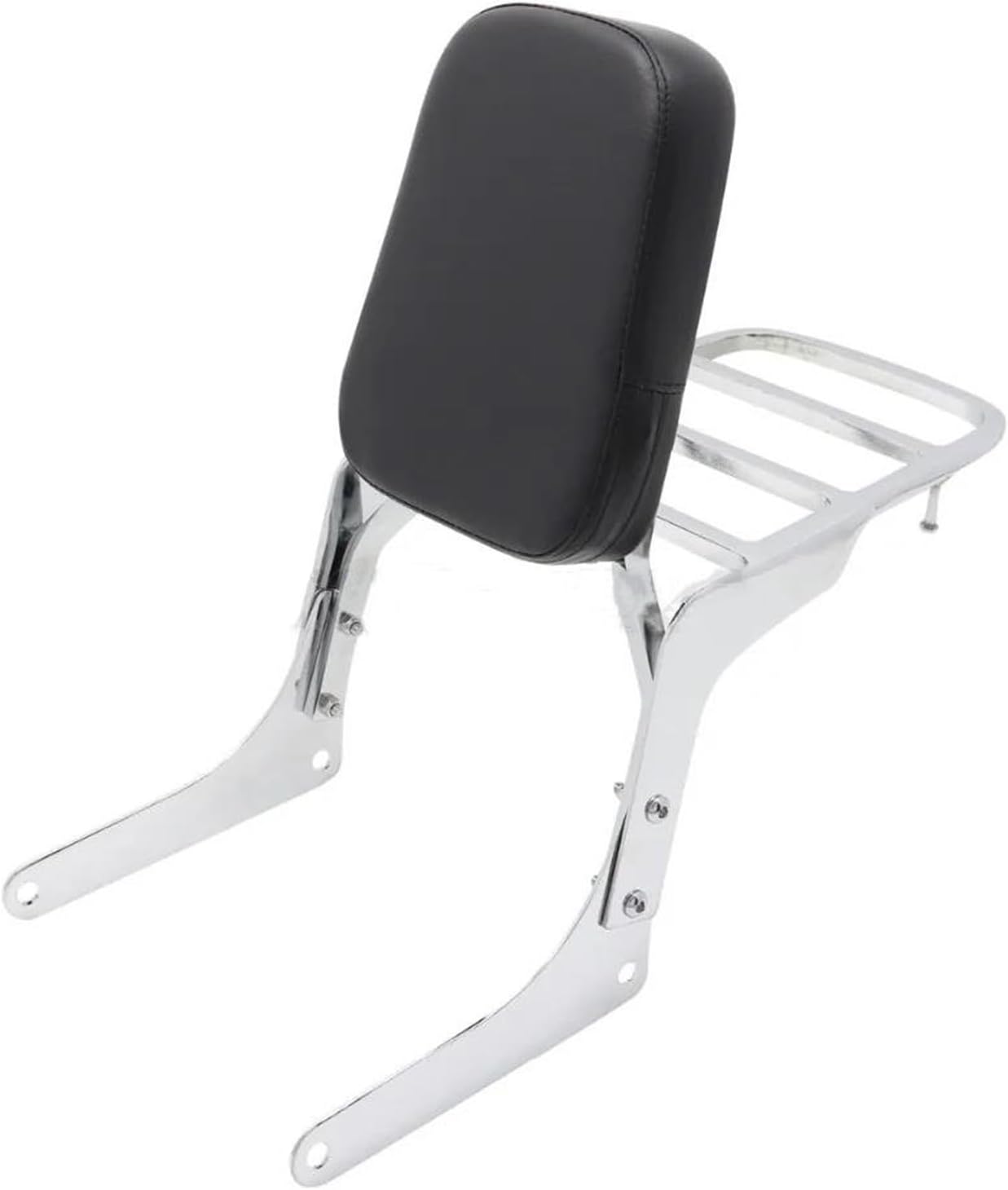 に適合する 反逆者 250 CA250 CMX250 CMX250C バイク用 ブラック/クローム パッセンジャーバックレスト リア