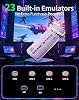 Consola Retro de Juegos Stick Pro Actualizada 2027, Stick de Videojuegos con HDMI 4K y 23 Emuladores Integrados, Consola Plug and Play para TV con más de 40000 Juegos y 2 Controles Inalámbricos (Blanco) 6 de junio de 2026 6