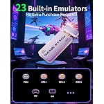 2026 Upgraded Retro Gaming Console Stick, Video Games Stick Built-in 23 Emulators Console Projector, 40000+ Game System with 4K HDMI, Plug and Play TV Video Game Stick with Controllers (White) - Image 3
