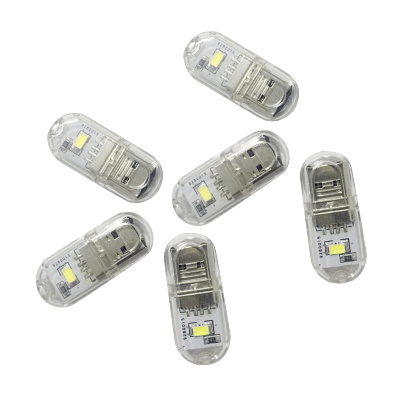 IWOWHERO 6pcs Table Lamp Fan Light Bulb LED Garage Light Flash Light Flush Mount Ceiling Light LED Ceiling Lights Light Bulb Dimmable LED Strip Lights Small USB Light USB Outlet Wall