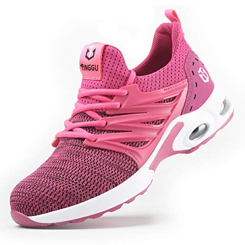 SROTER Zapatos de Seguridad para Hombre con Puntera de Acero Zapatillas de Seguridad Trabajo Antideslizante Ligeros Calzado de Industrial y Deportiva