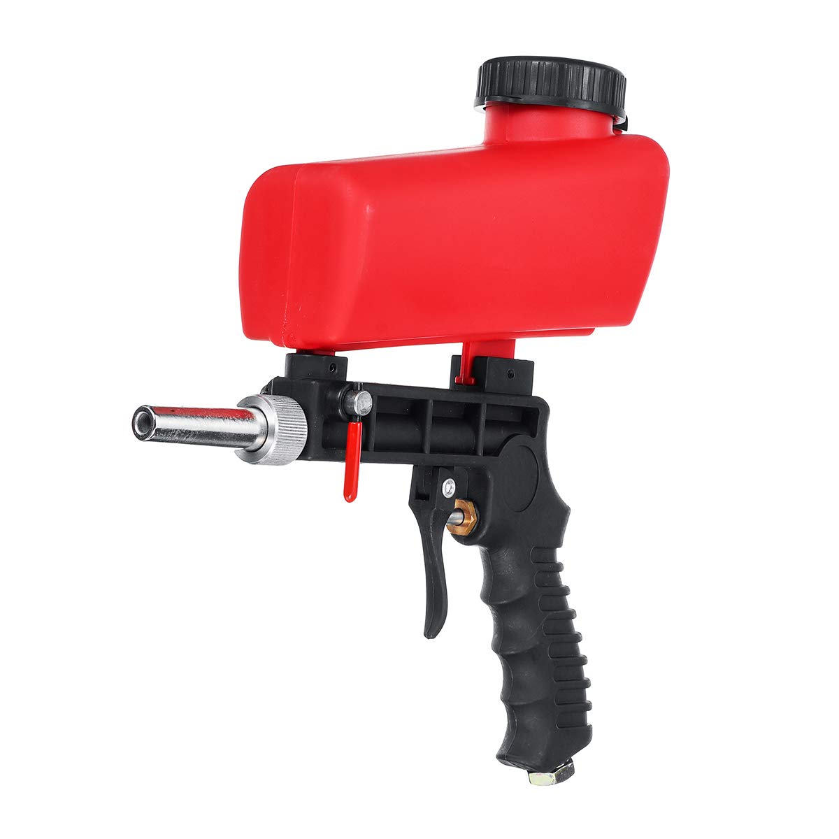 CCChaRLes Herramienta De Granallado Portátil De 90 Psi Para Chorro De Arena Portátil Con Un Compresor De Aire De 1/4 Pulg.