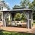 Aoxun 10'x12' Hardtop Gazebo, Aluminum-Framed Durable Pavilion with Curtains & Netting, Boasting a Dual-Layer Polycarbonate Roof, Specifically Crafted for Patios, Gardens, and Lawns
