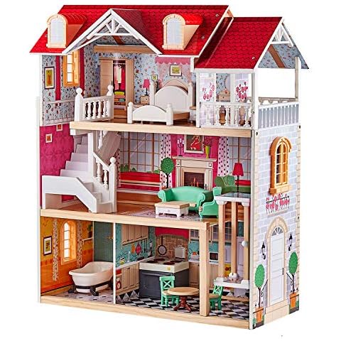 TOP BRIGHT Puppenhaus aus Holz Cover