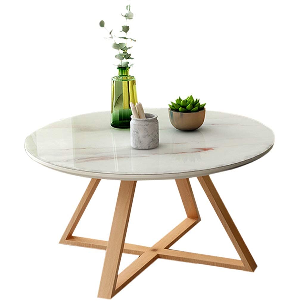 Table en bois massif blanc de style table basse élégante pour salon raffiné
