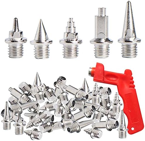 GisWell 50 Stück Spike Nägel 7mm - Leichtathletik Spikes Mit Schlüssel