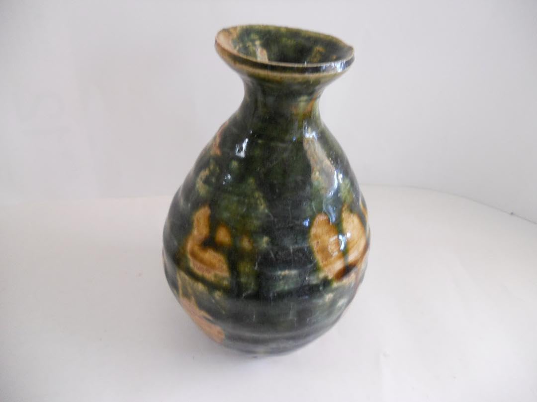 Amazon.co.jp: 林孝太郎 織部焼 壺 孝龍窯 ヴィンテージ 織部壺 です