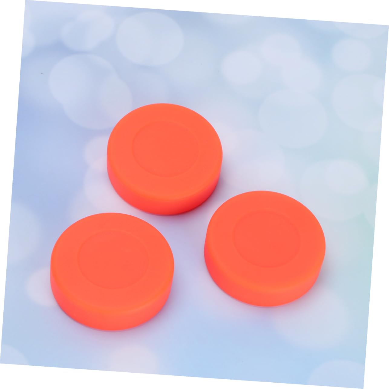 Totority 12 Pcs Ice Hockey Standard Hockey Balls High Resilience Rubber Material