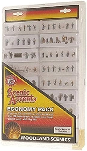 Woodland Scenics Surtido de figuras N Economy, WOOA2062