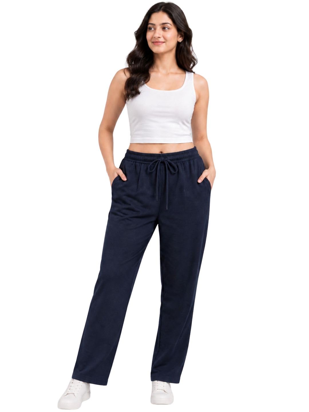 Woman Regular Fit Cotton Cargo Track Pant,Comfortable Lower,Trouser,Sports Joggers,Night n Daily Use Gym Wear Lounge Pant for Ladies-image-46