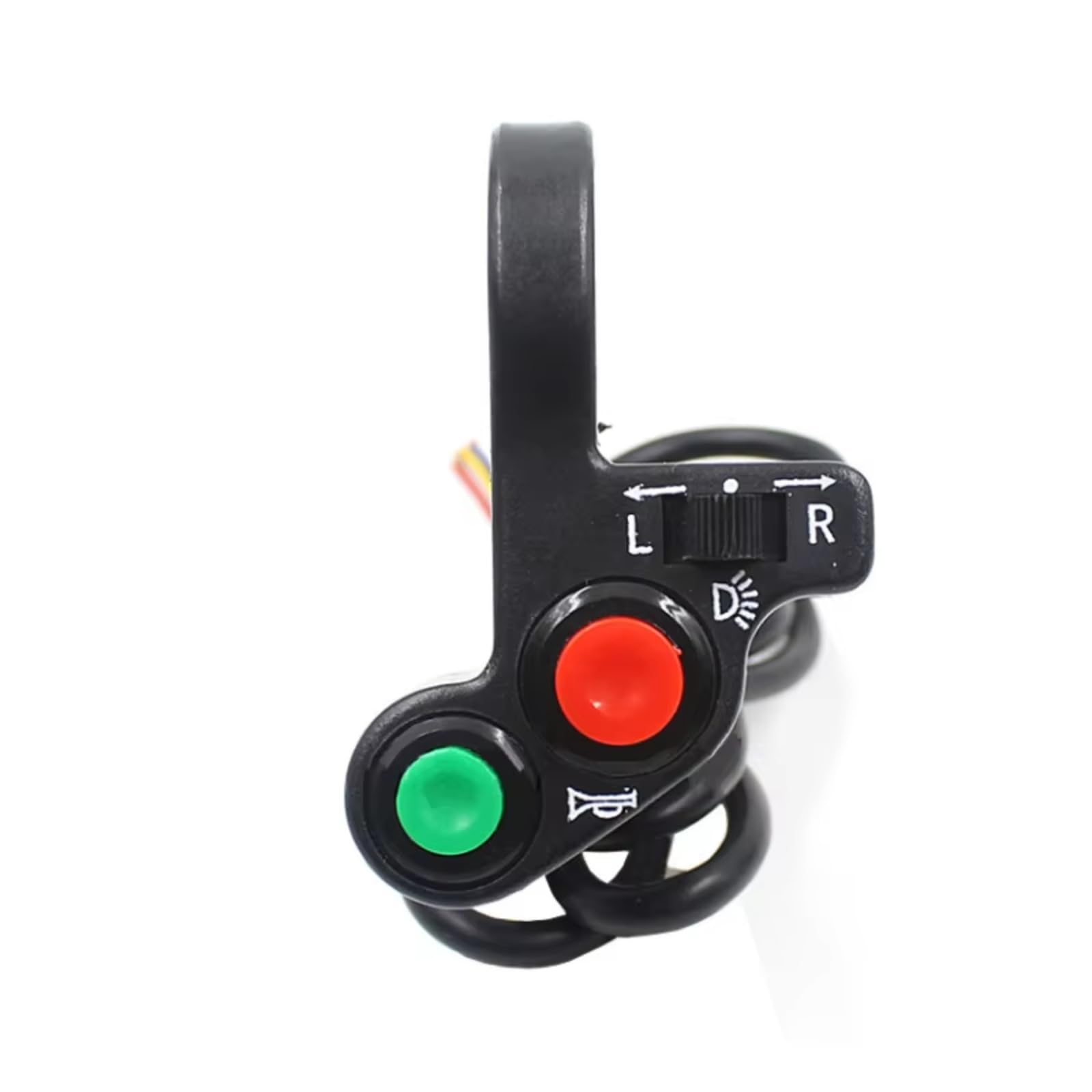 7/8" Interruptor De Control De Luces Intermitentes Bocina Para Motocicleta Piezas Modificadas Para Manillar Para Scooter Interruptor Para Manillar De Motocicleta Interruptor botón manillar