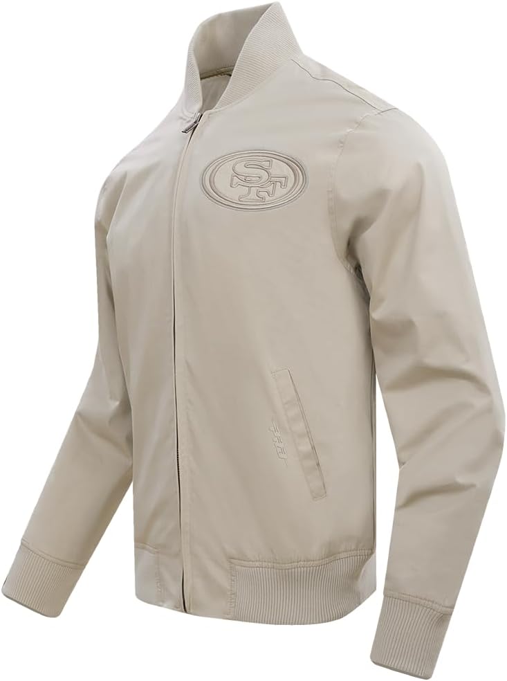 Pro Standard Mens NFL Neutral Twill Jacket - Image 2