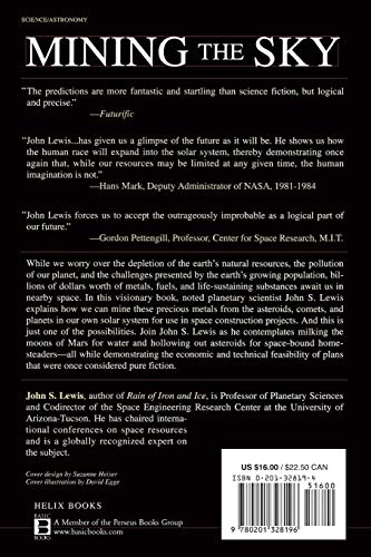 Mining the Sky: Untold Riches From The Asteroids, Comets, And Planets