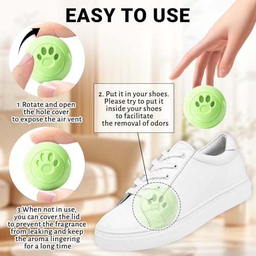 Image of STRN Sneaker Deodorizer Ball 8 PCS Scented Shoes Odor Elimination | Scented Plastic Ball Long-lasting Freshness Deodorizer for Sneaker Gym, Bag