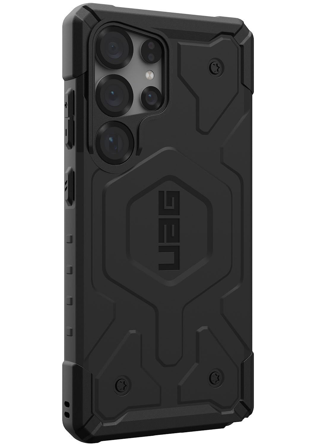 Urban Armor Gear Pathfinder Case Samsung Galaxy S25 Ultra Housse (Designed for Samsung, Compatible avec Le Chargement sans Fil, Coque pour téléphone Portable aux Normes Militaires) Noir