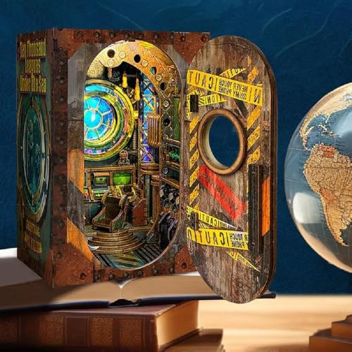 Ahilmrn Steampunk Submarine Book Nook Kit thumbnail 3