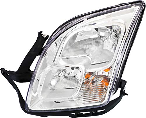 Evan Fischer Headlight Assembly Compatible with 2006-2009 Ford Fusion Halogen, Driver Side