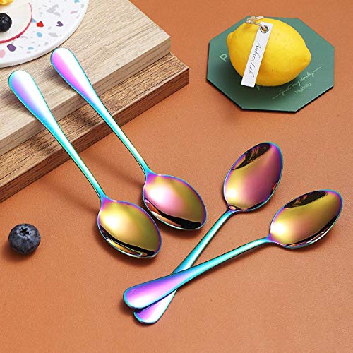 image for Rainbow Dinner Spoon of 4, Berglander 7.5
