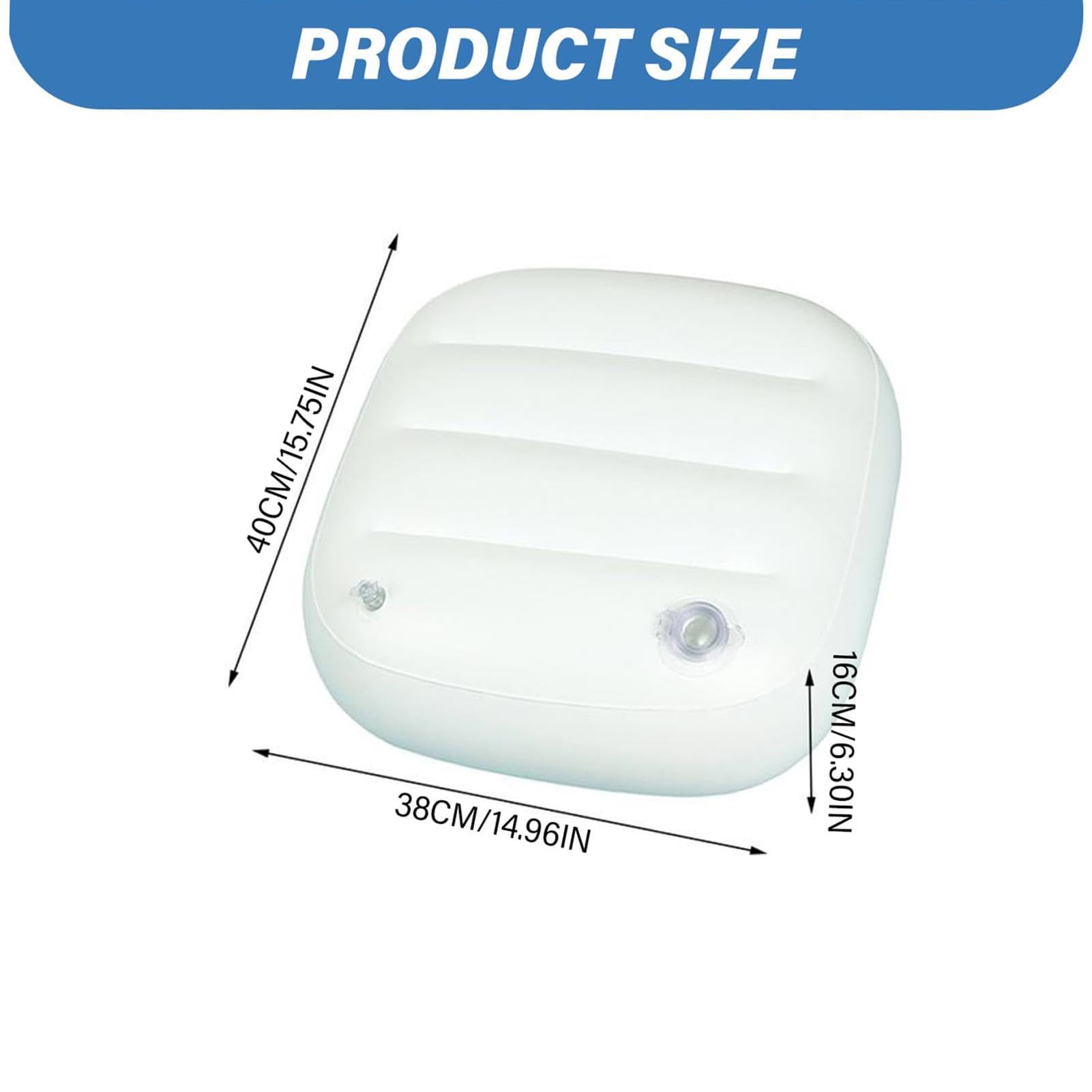 Asiento hinchable para bañera de hidromasaje, cojín para asiento de bañera – Cojín elevador para bañera, cojín de apoyo para hidromasaje , elevador para