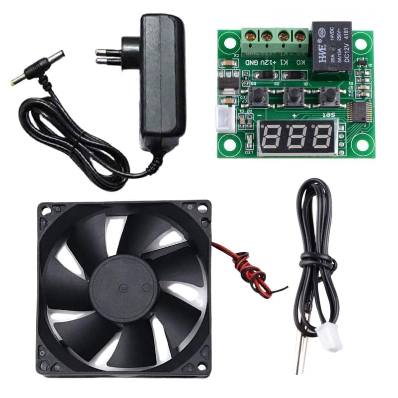 ERH India W1209 Digital Temperature Controller Thermostat Board with Sensor Incubator DIY Kit for Incubator Machine and Electronic Components etc (B0D2BBVSVP) Amazon Price History, Amazon Price Tracker