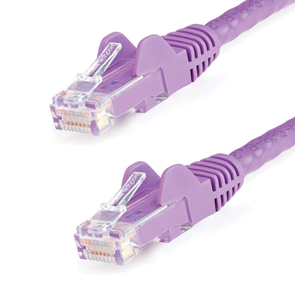 StarTech.com, 1m Cat6, Purple RJ45 to Male RJ45 Male, U/UTP Unshielded, Terminated PVC Sheath