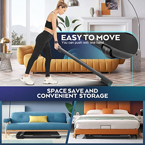 Ancheer 2 In 1 Under Desk Treadmill, Folding Treadmill Desk Workstation, Walking Pad Treadmill Under Desk, Portable Electric Running Jogging Machine With Remote Control & Led Display For Home Office #TOP5