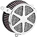 Cobra H-D Air Cleaner Kit - Spoke (Chrome) for 00-17 Harley FXDWG