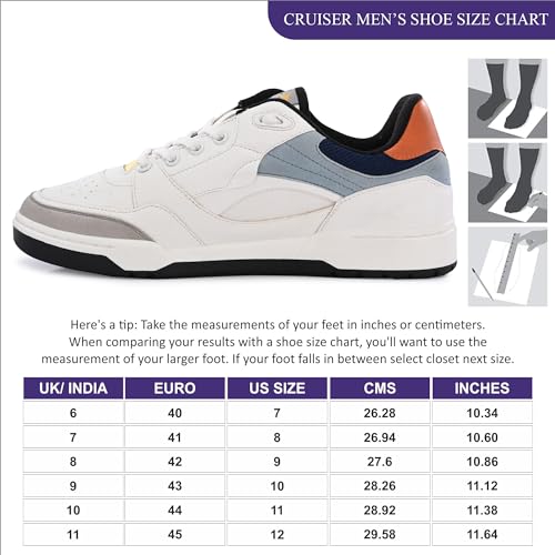 Cruiser White Sneaker for Men - Image 6