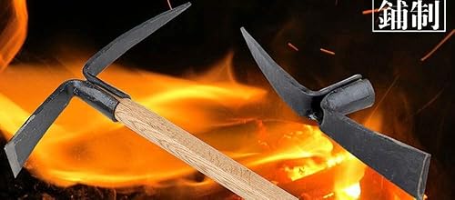 Miniatura 4 de Herramientas de objetivo sólido ergonómico para campamento resistente, herramienta de excavación clásica Mattock, azada de deshierbe de acero