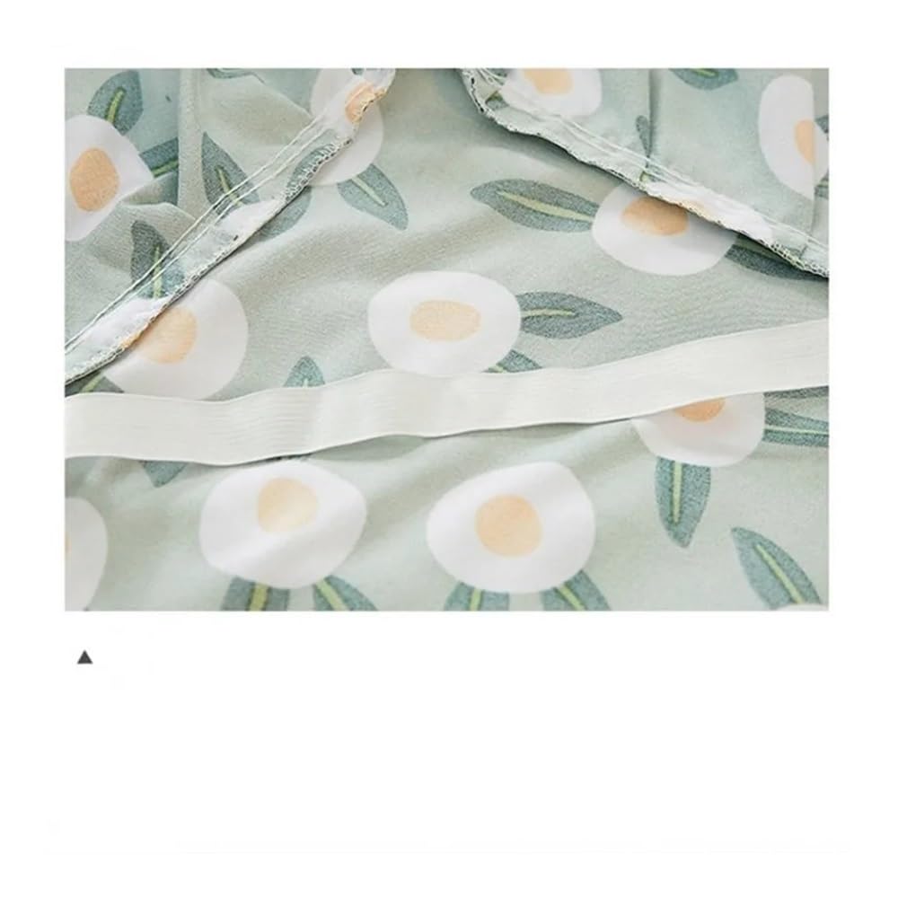 Mantovana giroletto con stampa, 150 x 200 cm, in pizzo, per la casa, coprimaterasso con gonna (Xiangyanghua, queen 150 x 200 cm, 1 pezzo)