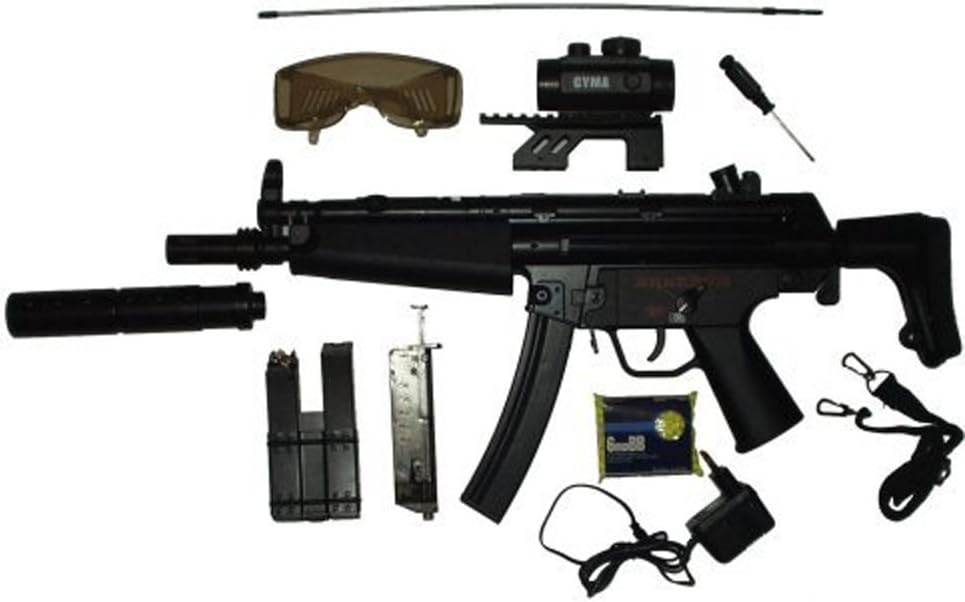 well d95 electric fully automatic mp5 airsoft gun 230fps