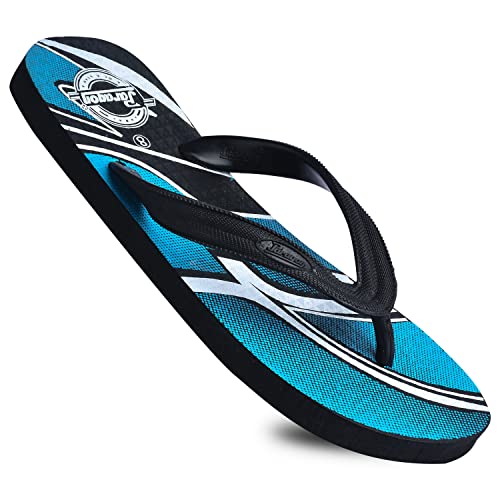 Paragon Mens Flip Flops Combo | Comfort Durable Waterproof | Printed Patterns | Cushioned Sole | Stylish & Long-Lasting | Pack of 2 Flip Flop Slippers