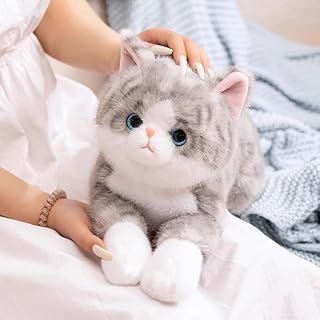Sponsored You’re seeing this ad based on the product’s relevance to your search query.Learn more about this advertisement Leahaoe Grey Weighted Stuffed Toys for Adults, 2.1 kg 60 cm, Soft and Cuddly Grey Weighted Plush, Realistic Cat Stuffed Toy