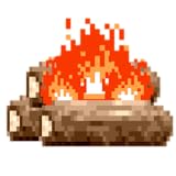 8-bit Fireplace