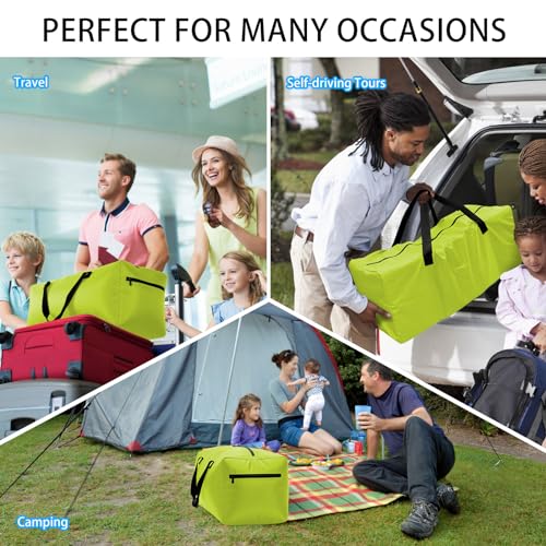 Image of Foldable Duffel Bag 30 inch / 75L Lightweight with Water Rresistant for Travel, Light Green, 30 inch, Foldable Travel Duffel Bag
