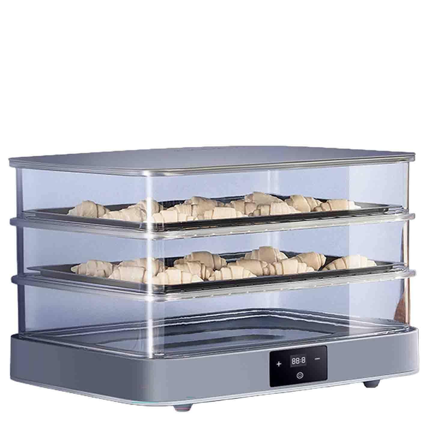 Caja De Fermentación De Masa Apilable, Cuerpo Liviano, Múltiples Capas para Una Combinación Flexible, Dimensiones De La Cavidad Interna De La Bandeja De Fermentación 450 Mm * 330 Mm