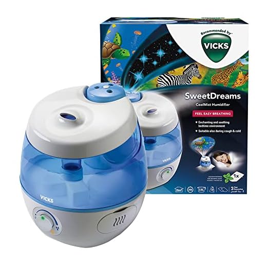 Vicks VUL575 Sweet Dreams Cool Mist Humidifier with Image Projector