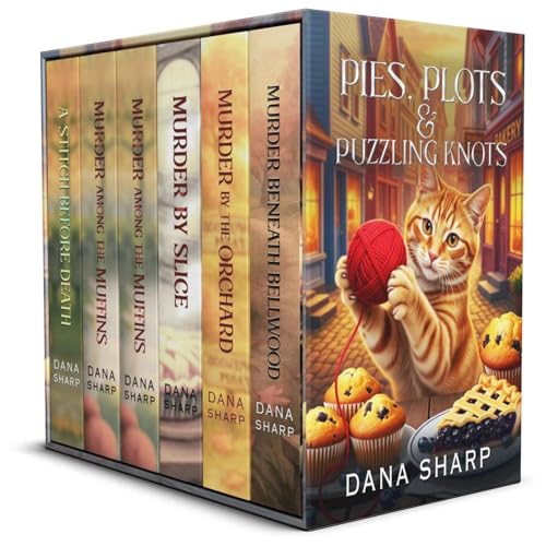 Pies, Plots & Puzzling Knots Audiolibro Por Dana Sharp arte de portada