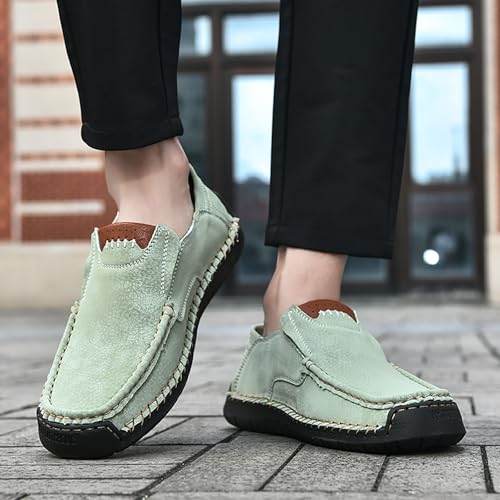 Mens Loafers Casual Slip on Shoes Business Lightweight Refreshing Classic Slippers Walking Driving3