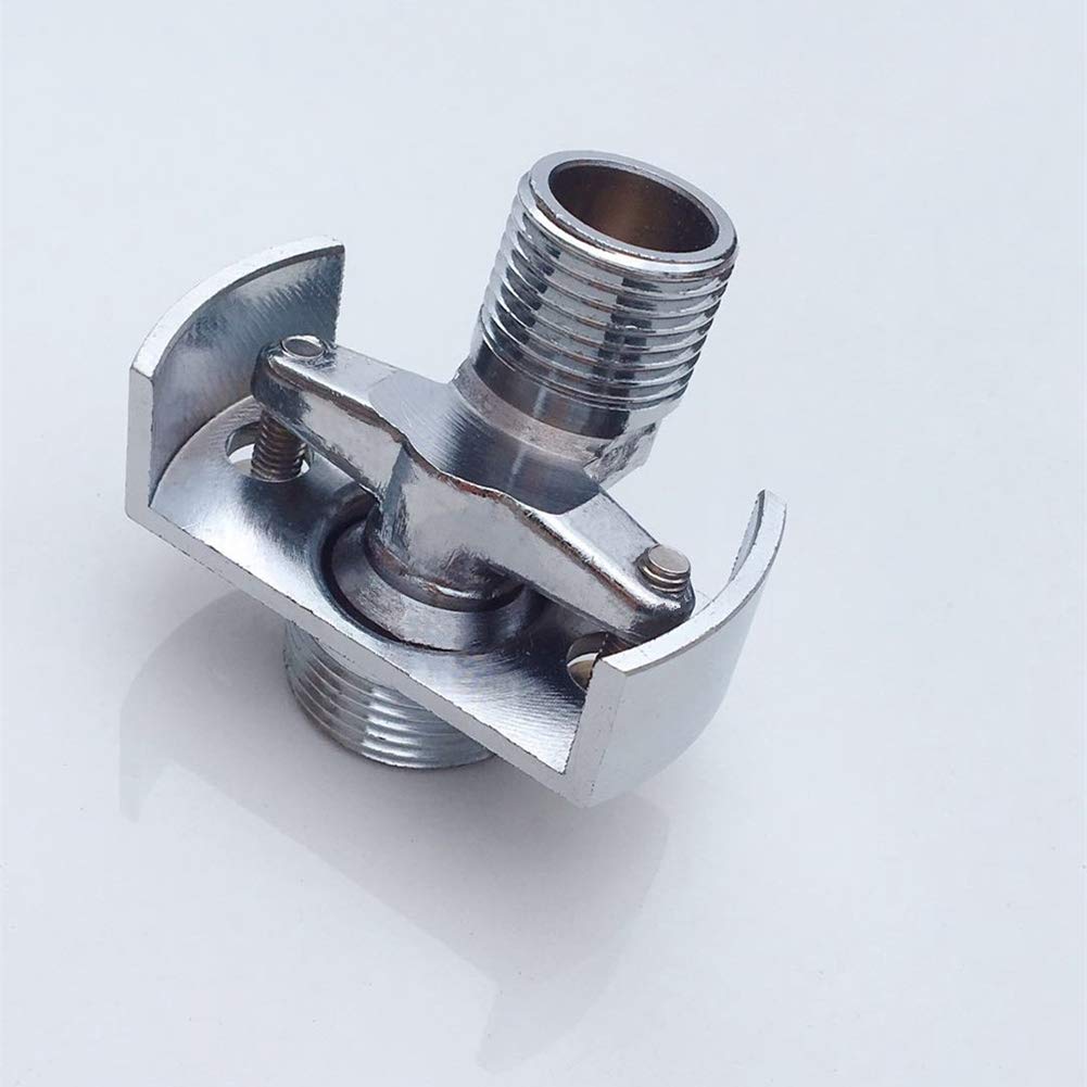 Ajuste ángulo de la tubería de admisión Cabeza de ducha de cobre Pie curvado en ángulo Tornillo excéntrico Esquina Accesorios B.