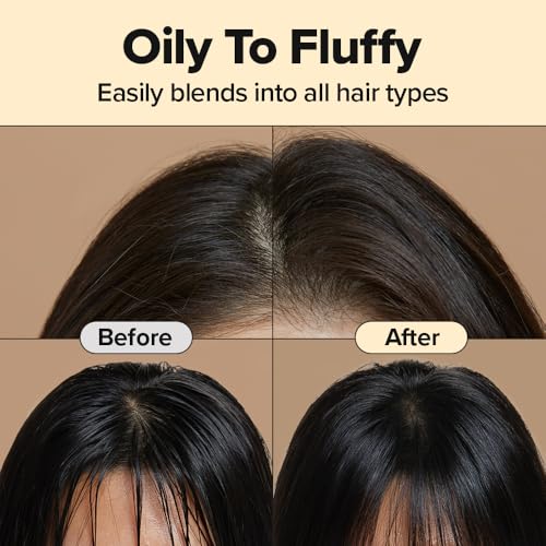 I DEW CARE Biotin Clarifying Dry Shampoo - Tap Secret Original | Strengthening & Volumizing, Powder Type, Refillable, Travel size, Non-aerosol, Korean Ginseng, Mother's Day, 0.24 Oz