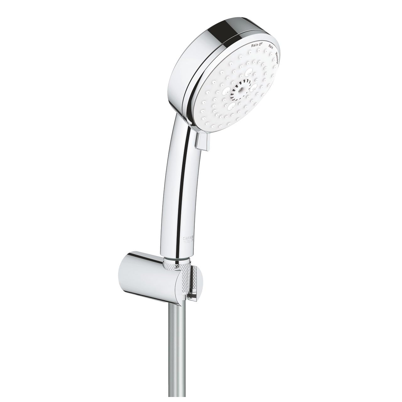 Grohe Tempesta Cosmopolitan 100 Hand Shower 3 Sprays Wall Holder Set Chrome from B&Q