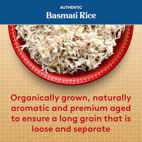 Image of Royal Organic Basmati Rice - (6 Pack) 2 lb | Long Grain White Rice - Perfect for Biryanis, Pilafs & Curries - Cook on Stove Top