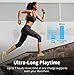 immagine 8Auricolari Bluetooth Sport, Cuffie Bluetooth Senza Fili 5.0 Cuffie Wireless in Ear 80 Ore di Riproduzione Dual Host con HiFi Stereo CVC8.0 Microfono Impermeabile IPX5, per Bicicletta, Correre