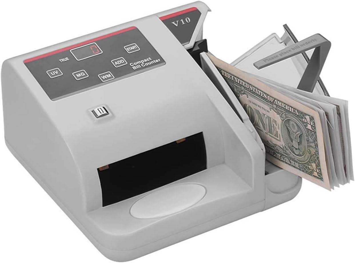 紙幣カウンター マネーカウンター 紙幣計数機 現金 計数機 アメリカ紙幣 紙幣 アメリカドル紙幣 カウンター acアダプタ 小型 自動 お札 マネー  円 高速 デジタル 紙幣カウンター Money Counter Machineポータブルミニマネーカウンターワールドワイド通貨現金紙幣請求書 ...