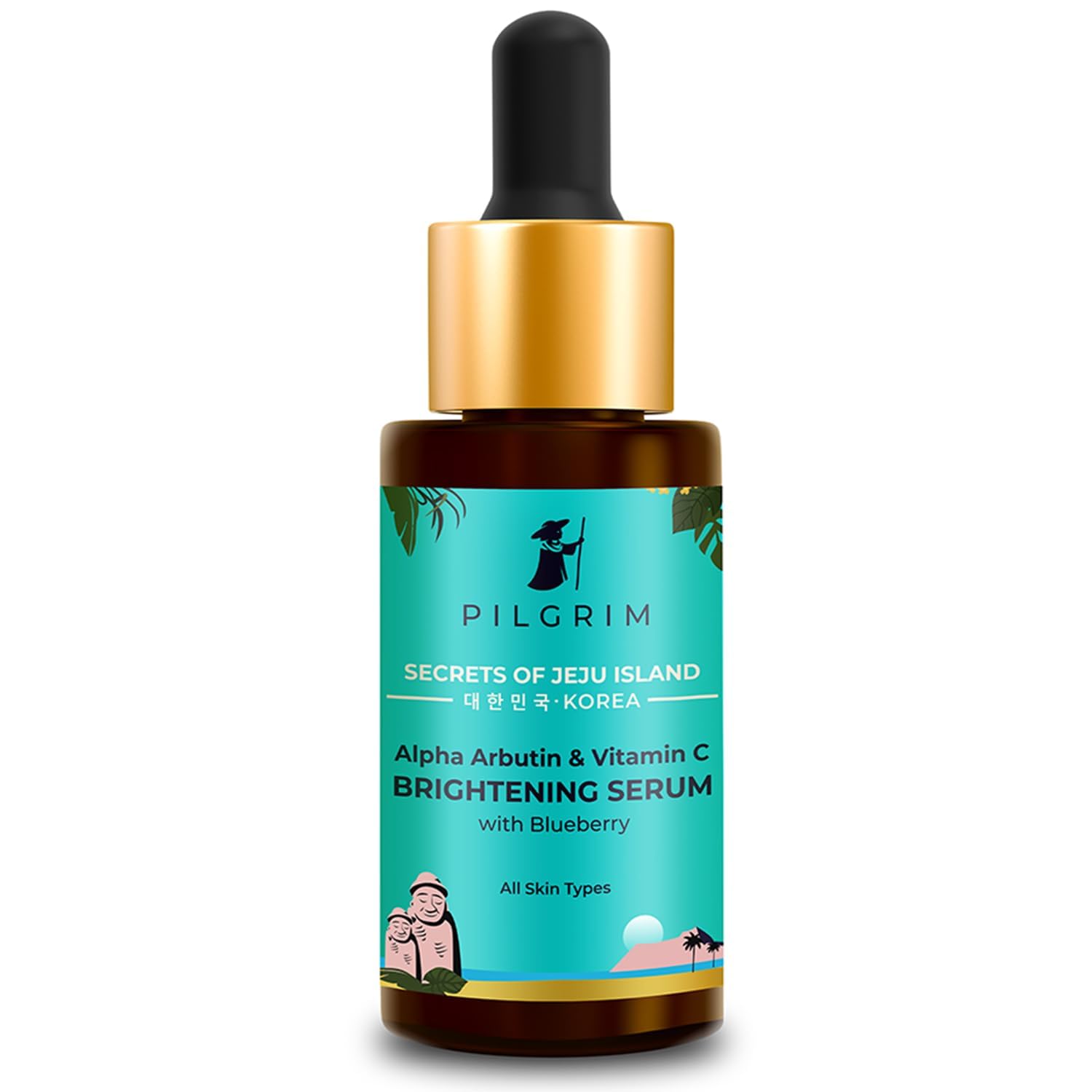 2% Alpha Arbutin & 3% Vitamin C Brightening Face Serum for All Skin Types - 30ml