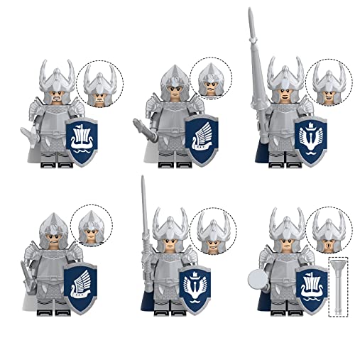 HQSGDMN 6 Stück Minifiguren Adventskalender Sammlung Minifiguren Set Serie Custom Minifiguren zum Sammeln für alle Nubs…