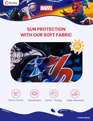 Image of Disney Stitch Spiderman Cars Winnie Toy Story Boy Swim Trunks UPF 50+Swim Shorts Compression Liner & Quick-Dry &Pockets 2-13Y